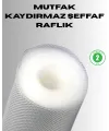 Kaydırmaz Şeffaf Raflık Çekmece Örtüsü 45x300 Cm