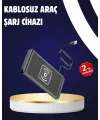 Kaymaz Manyetik Kablosuz Şarj Pedi – Araç, Ofis Ve Ev Kullanımına Uygun