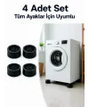 Kaymaz Tabanlı 4 Adet Makine Ayak Yükseltici