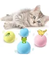 Kedi Otlu 3 Sesli İnteraktif Top Kedi Oyuncağı