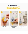 Kedi Şekilli Dönen Peluş Balıklı Olta Oyuncağı