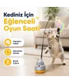 Kedi Şekilli Dönen Peluş Balıklı Olta Oyuncağı