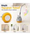 Kedi Şekilli Dönen Peluş Balıklı Olta Oyuncağı