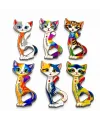 Kedi Tasarımı İstanbul Temalı Buzdolapı Süsü Magnet IEG5409