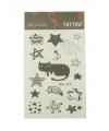 Kedi Yıldız Tattoo Dövme Sticker