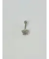 Kelebek Detaylı Göbek Piercing - Pg0075