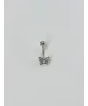 Kelebek Detaylı Göbek Piercing - Pg0077