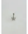 Kelebek Detaylı Göbek Piercing - Pg0130