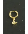 Kelebek Lüks Çelik Kulak Burun Piercing 1 Adet