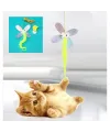 Kelebek Model Elastik Kendinden Yapışkanlı Kedi Oyun Oltası