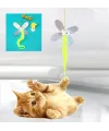 Kelebek Model Elastik Kendinden Yapışkanlı Kedi Oyun Oltası