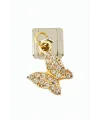 Kelebek Sallatılı Çelik Charm
