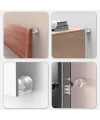 Kendinden Yapışkanlı Silikon Kapı Stoperi – Darbe Emici, Gürültü Engelleyici Duvar ve Mobilya Koruyucu