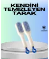 Kendini Temizleyen Ergonomik Saç Tarağı – Abs Gövde, Silikon Diş