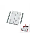 Kervan ( 2 Pcs & Plastik ) ( Beyaz & 90mm ) Pvc ( Kapı ) Menteşe*44x8