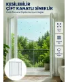 Kesilebilir Çift Kanatlı Pencere Sinekliği Dayanıklı File