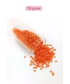 Kesme Cam Boncuk 2mm - 20 Gram - Turuncu -BNC305