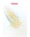 Kesme Cam Boncuk 2mm - 60 Gram - Krem - BNC384