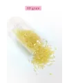 Kesme Cam Boncuk 2mm - 60 Gram - Şeffaf Sarı - BNC351