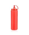 Ketçap Şişesi - 1000ml Dev Boy Kırmızı 3 Adet