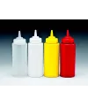 Ketçap Şişesi - 1000ml Dev Boy Kırmızı 3 Adet