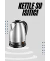 Kettle C F Tipi 220-240v Paslanmaz Çelik Elektrik Kablolu Otomatik Kapanma