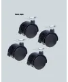 Kilitli Mini Tekerlek Ayak 4 Cm 4’lü Set