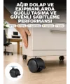 Kilitli Mobilya Tekerleği 6 Cm 4’lü Kolay Kurulum