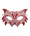 Kırmızı Dantel Masquerade Maskesi 8 No
