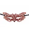 Kırmızı Dantel Masquerade Maskesi 9 No