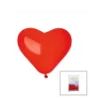 Kırmızı Kalp Balon 10 İnç - 25cm - 100pcs