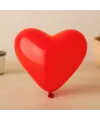 Kırmızı Kalp Balon 25 cm (10) - 100lü Paket