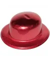 Kırmızı Renk Hologramlı Plastik Yuvarlak Melon 27x24 cm