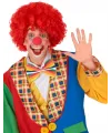 Kırmızı Renk Kıvırcık Afro Bonus Peruk