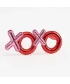 Kırmızı Renk Xoxo Yazılı Parti Gözlüğü 17x7 Cm