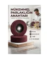 Kırmızı Skoç Elyaf Mop Parlatma Diski - 100 MM Metal ve Paslanmaz  723117