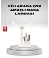 Kısılabilir Led Masa Lambası – Kalemlik Ve Telefon Standlı, Göz Yormayan Işık