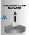 Kişisel Burun Ve Kulak Tıraş Makinesi 3d Kavisli Bıçak Ve Kompakt Tasarım