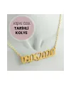 Kişiye Özel Tarih Yazılı Kolye