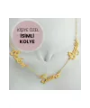Kişiye Özel Üç İsim Yazılı Kolye