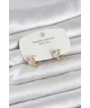Kitty Model Gold Renk Pirinç Çocuk Küpe