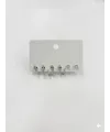 Kıvrımlı Yeşil Gözlü Yılan Detaylı Altılı Küpe - Kp00565