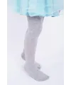 Kız Çocuk Pamuklu Külotlu Çorap Gri