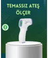 Kızılötesi Temassız Ateş Ölçer Lcd Ekranlı Hassas Termometre