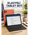 Klavyeli Tablet Pc Kalem Kılıf Ve Ekran Koruyucu Hediyeli Android Set