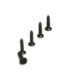 Klips, Menteşe, Ayak, Ağaç, Sunta Vidası 3x13 mm - Siyah 100 Adet