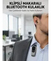 Klipsli Tasarımlı Bluetooth Kulaklık Uzun Pil Ömrü