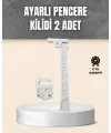 Kolay Montajlı Pencere Açılma Sınırlayıcı 2’li Set