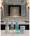 Kompakt 5’li Seyahat Banyo Şişe Takımı Çantalı