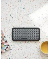 Kompakt Siyah Rgb Işıklı Bluetooth Mini Klavye